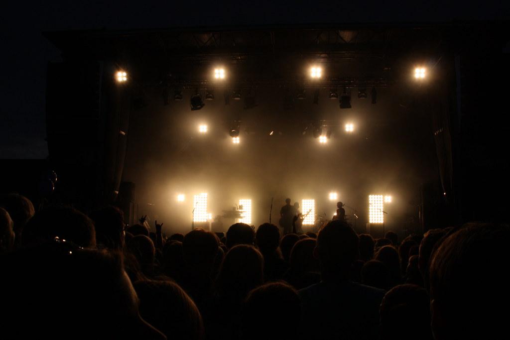 Velvet Atlas on stage under white lights, the finished colour grade